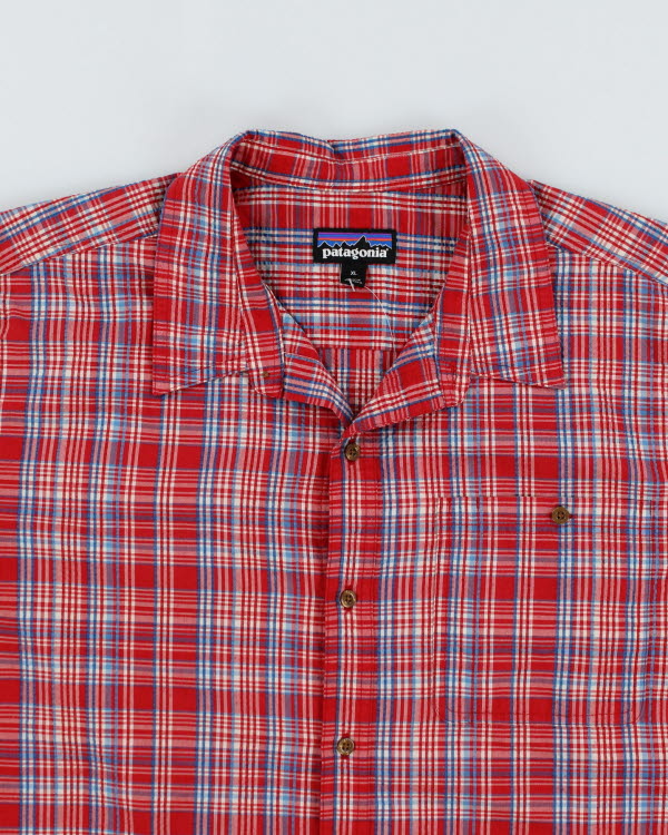 Patagonia Seersucker Check Shirt - XL