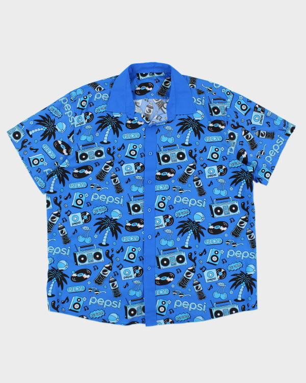Vintage Y2k 00s Pepsi Shirt - XXL