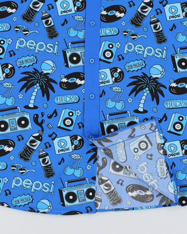 Vintage Y2k 00s Pepsi Shirt - XXL