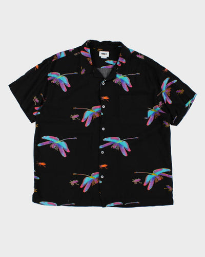 Obey Dragon Fly All Over Print Shirt - L