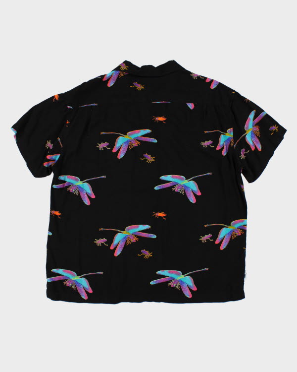 Obey Dragon Fly All Over Print Shirt - L