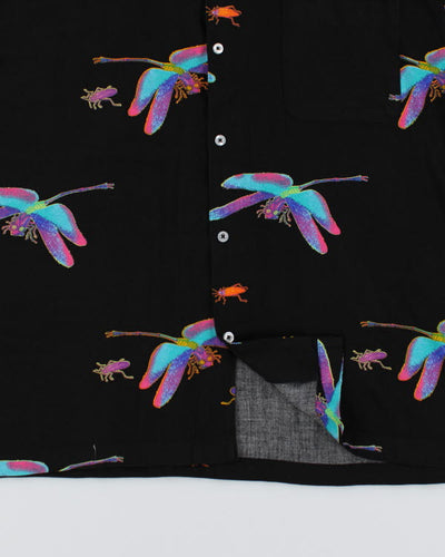 Obey Dragon Fly All Over Print Shirt - L