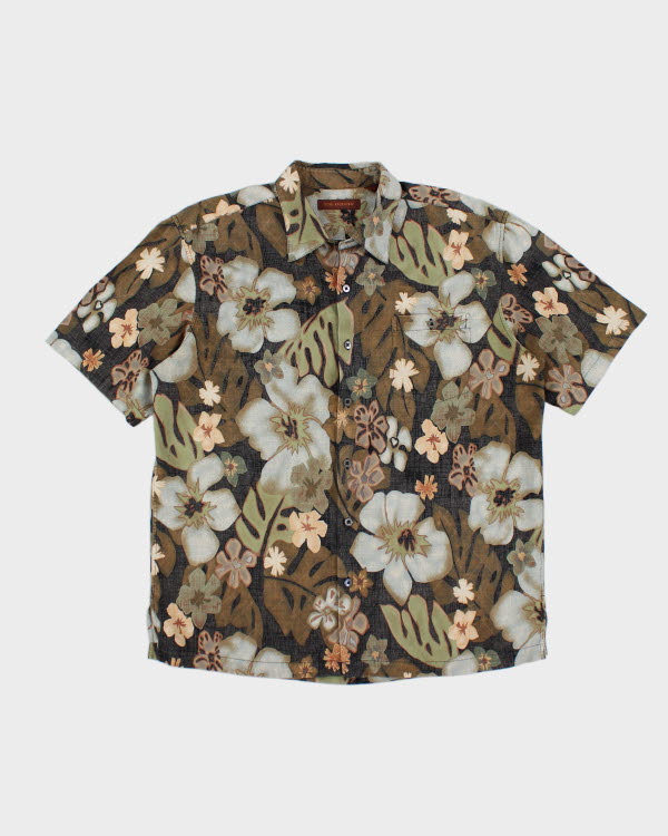 Y2k 00s Tori Richards Silk Shirt - XL