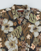 Y2k 00s Tori Richards Silk Shirt - XL