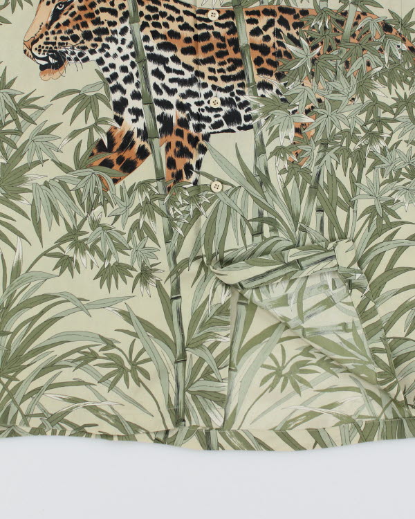 Vintage Y2k 00s Tori Richards Silk Shirt - L
