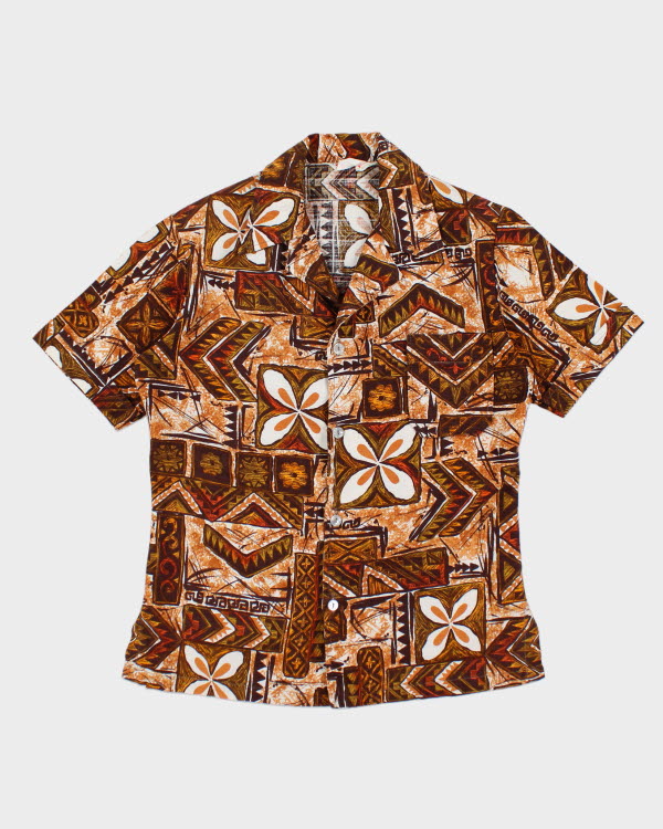 Vintage 70s Pattern Shirt - M