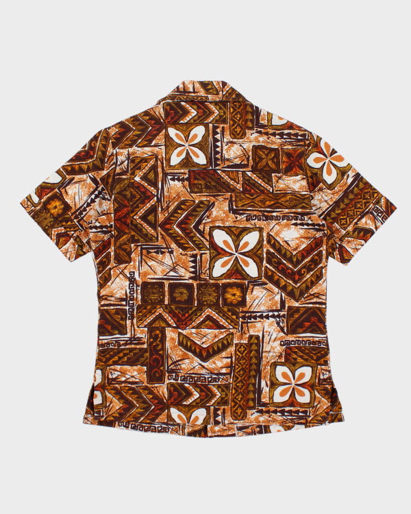 Vintage 70s Pattern Shirt - M