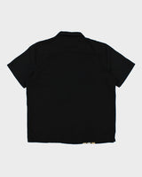 Vintage Penman's Black Cuban Buttoned Shirt - L
