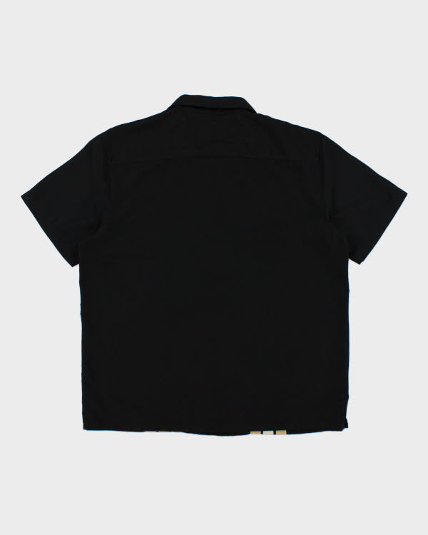 Vintage Penman's Black Cuban Buttoned Shirt - L