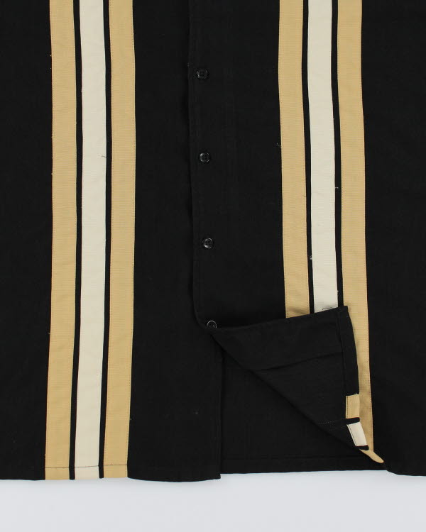 Vintage Penman's Black Cuban Buttoned Shirt - L
