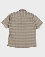 Vintage 90's Striped Short Sleeve Shirt - L