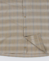 Vintage 90's Striped Short Sleeve Shirt - L