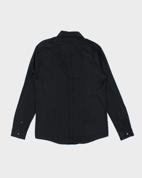 Dolce &amp; Gabbana Black Textured Shirt - M