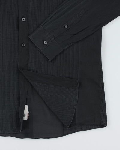 Dolce & Gabbana Black Textured Shirt - M