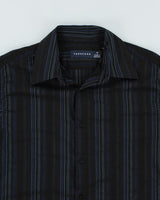 Y2k 00s Tarocash Stripe Shirt - M