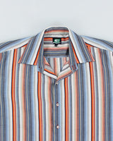Y2k 00s Point Zero Stripe Shirt - M
