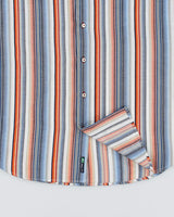 Y2k 00s Point Zero Stripe Shirt - M