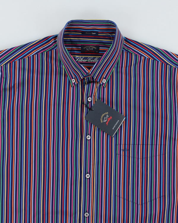 Deadstock Paul &amp; Shark Stripe Shirt - L