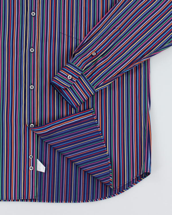 Deadstock Paul &amp; Shark Stripe Shirt - L