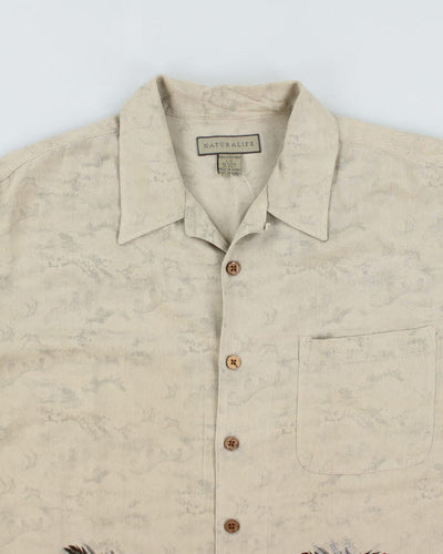 Vintage Naturalife SIlk Shirt - L