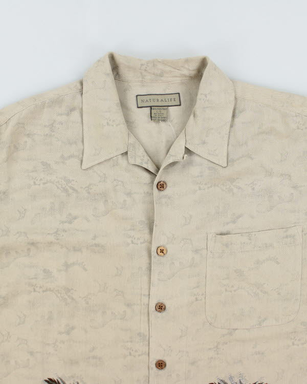 Vintage Naturalife SIlk Shirt - L