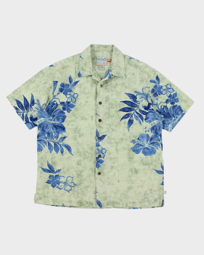 Y2k 00s Quicksilver Hawaiian Shirt - S