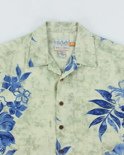 Y2k 00s Quicksilver Hawaiian Shirt - S