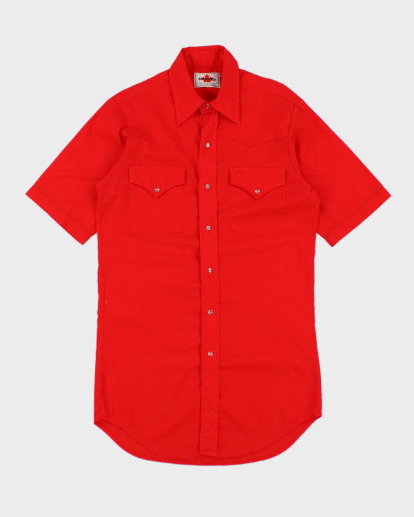 Vintage MWG 70s Red Western Shirt - S