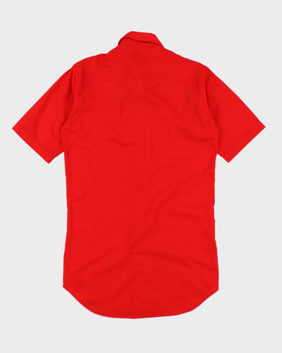 Vintage MWG 70s Red Western Shirt - S