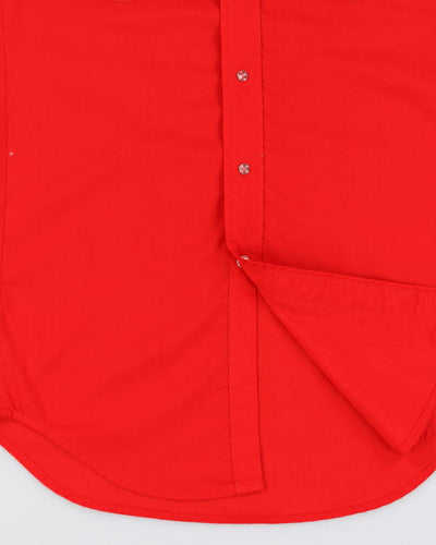 Vintage MWG 70s Red Western Shirt - S