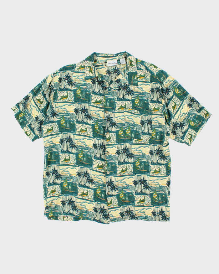 Vintage Multi Printed Hawaiian Shirt - XL