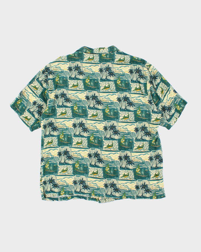 Vintage Multi Printed Hawaiian Shirt - XL