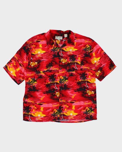 Vintage Aloha Joe Red Hawaiian Shirt - XXL