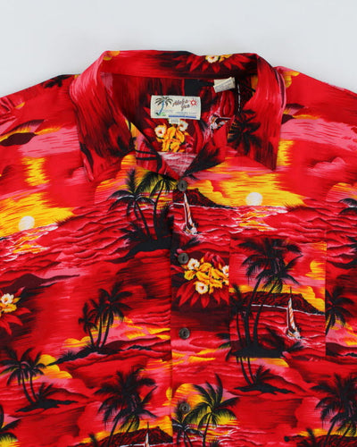 Vintage Aloha Joe Red Hawaiian Shirt - XXL