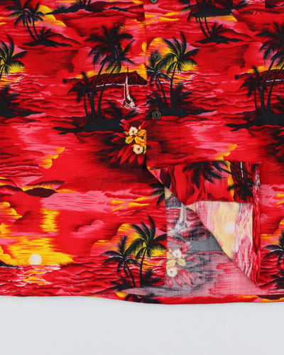 Vintage Aloha Joe Red Hawaiian Shirt - XXL