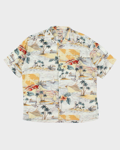 Vintage Campia Printed Hawaiian Shirt - XL