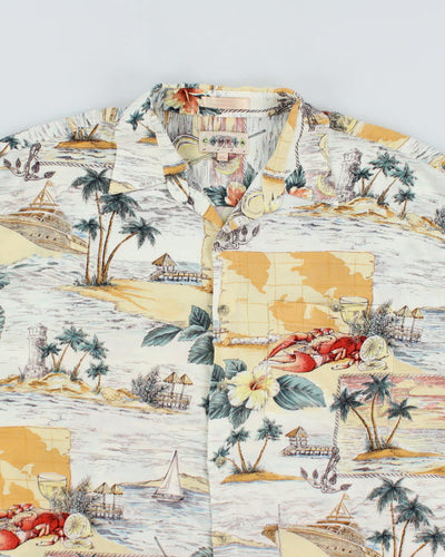 Vintage Campia Printed Hawaiian Shirt - XL