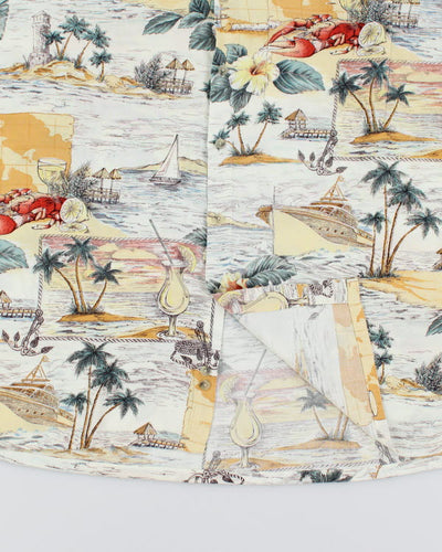 Vintage Campia Printed Hawaiian Shirt - XL
