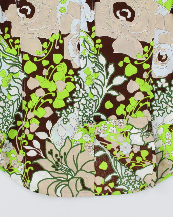 Vintage Moschino Floral Shirt - S