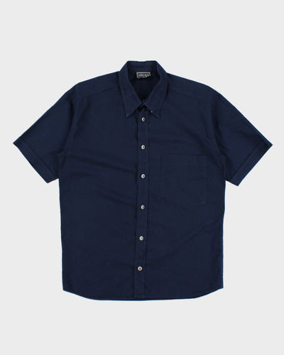 Vintage Versace Navy Shirt - L