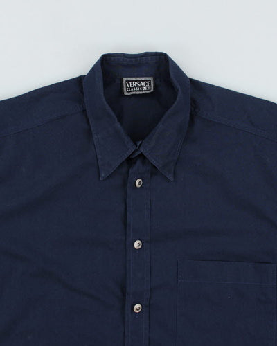 Vintage Versace Navy Shirt - L