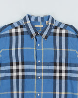 Burberry Long Sleeve Check Shirt - L