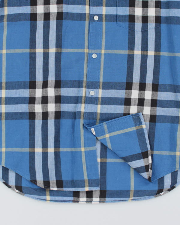 Burberry Long Sleeve Check Shirt - L