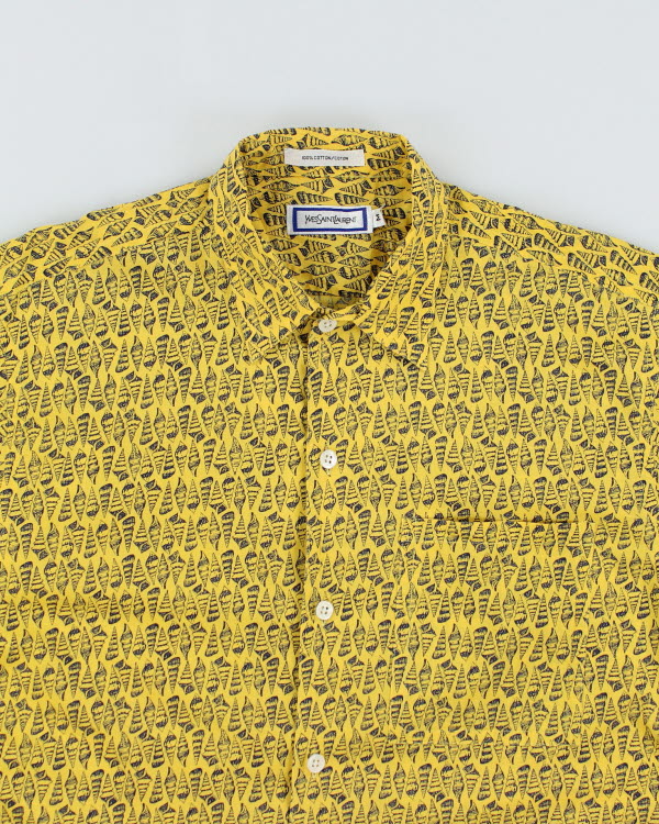 Yves Saint Laurent Shell Print Shirt - M