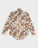Vintage 70s Pattern Shirt - M