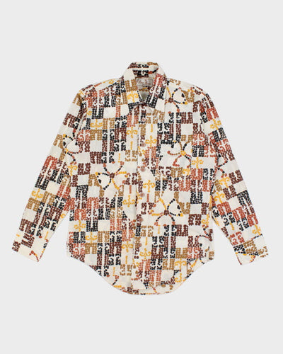 Vintage 70s Pattern Shirt - M