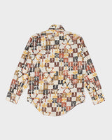 Vintage 70s Pattern Shirt - M