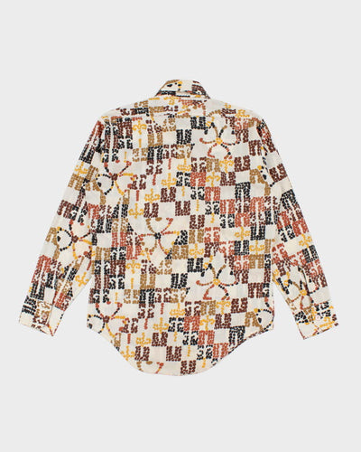 Vintage 70s Pattern Shirt - M