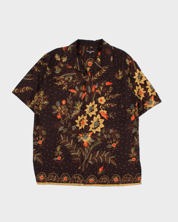 PitheCan Thropus Brown Pattern Shirt - XL