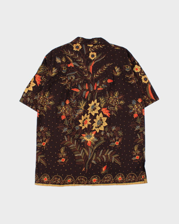 PitheCan Thropus Brown Pattern Shirt - XL